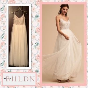 Adrianna Papell BHLDN Violetta 14 Beaded Gown NWT